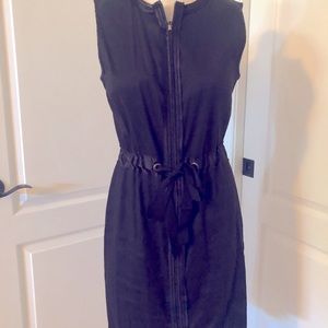 Tahari Linen shirt sleeved dress